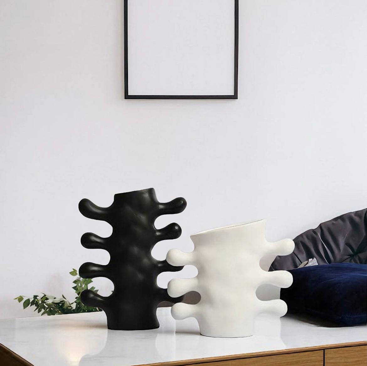 Minimalist Textured Ceramic Vase