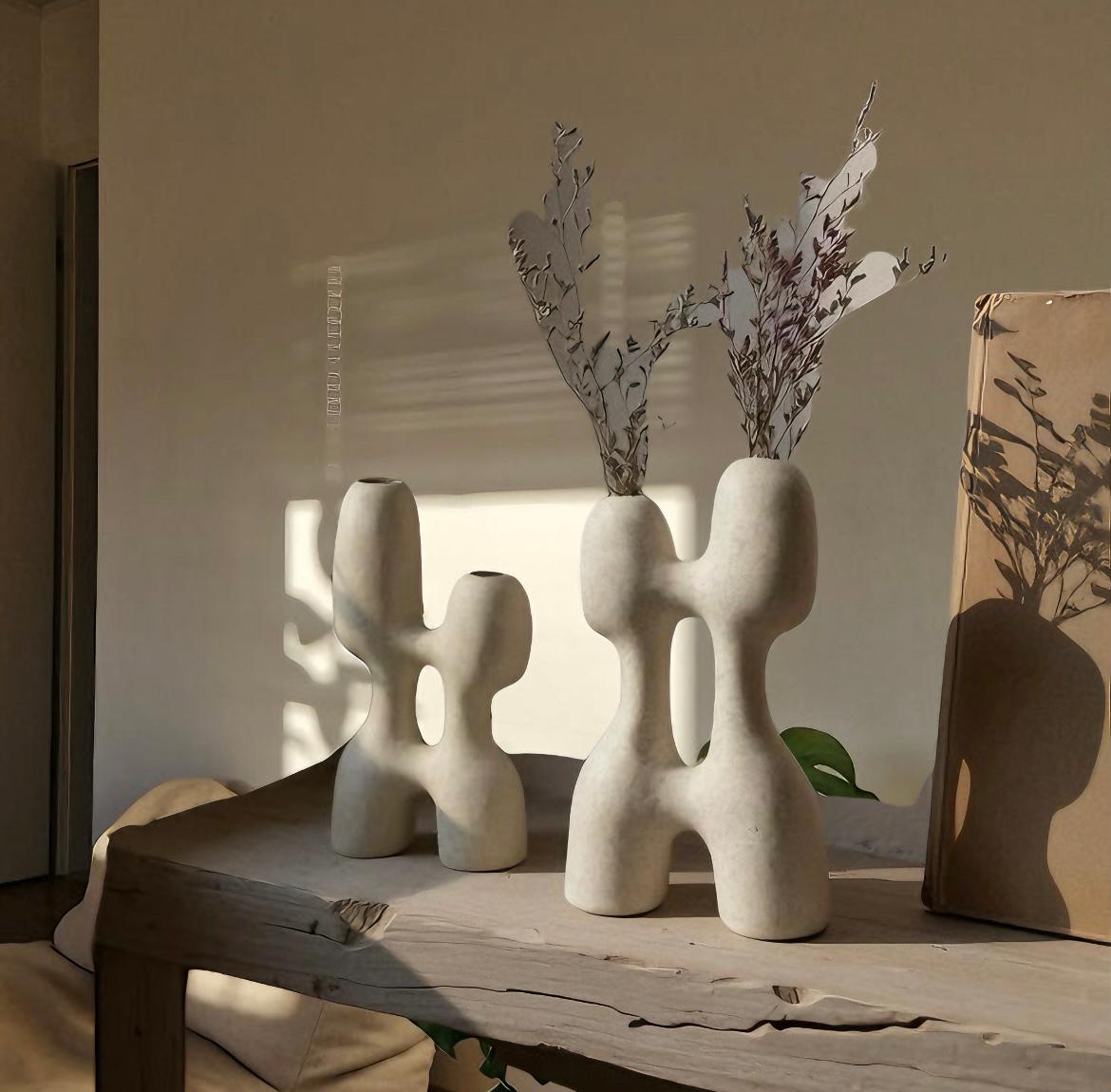 Formal Dou Sculptural Vases