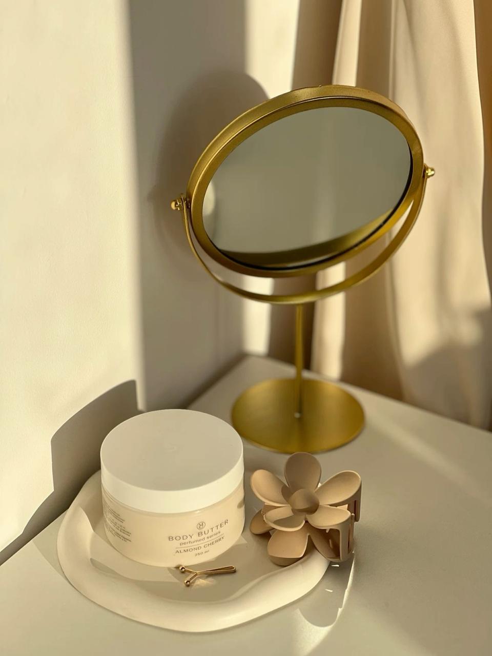 Luxury Golden Round Table Mirror