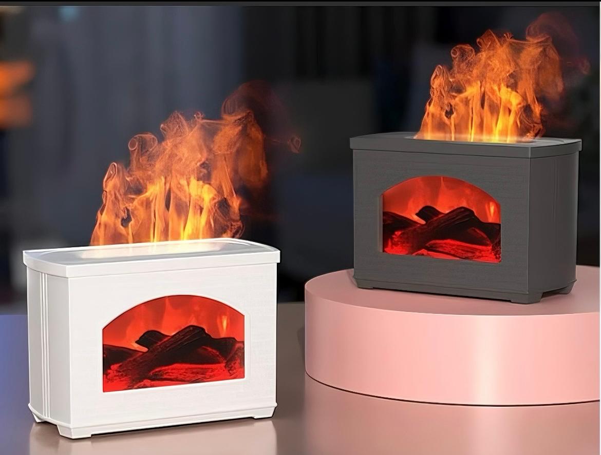 Fire Flame Diffuser Humidifier_Aromatherapy ( Get free essential oil)