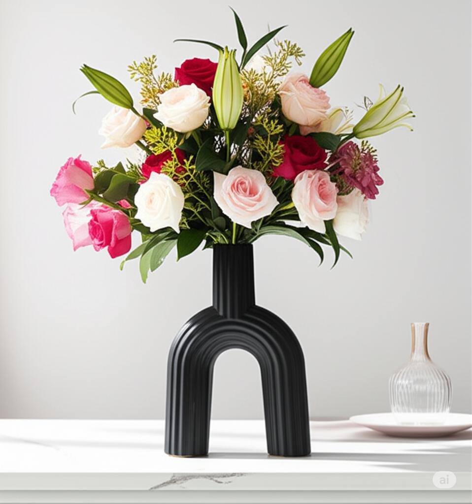 Modern Arch Vase_Table Decor