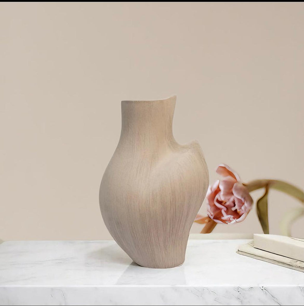 Luxury Nordic Earthy Ceramic Vase