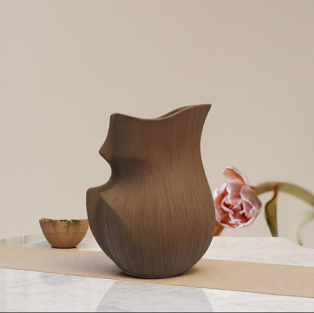 Luxury Nordic Earthy Ceramic Vase