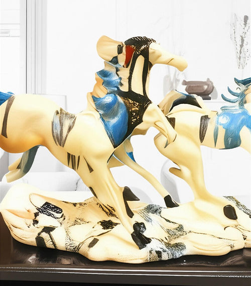 Abstract galloping Horse Statue