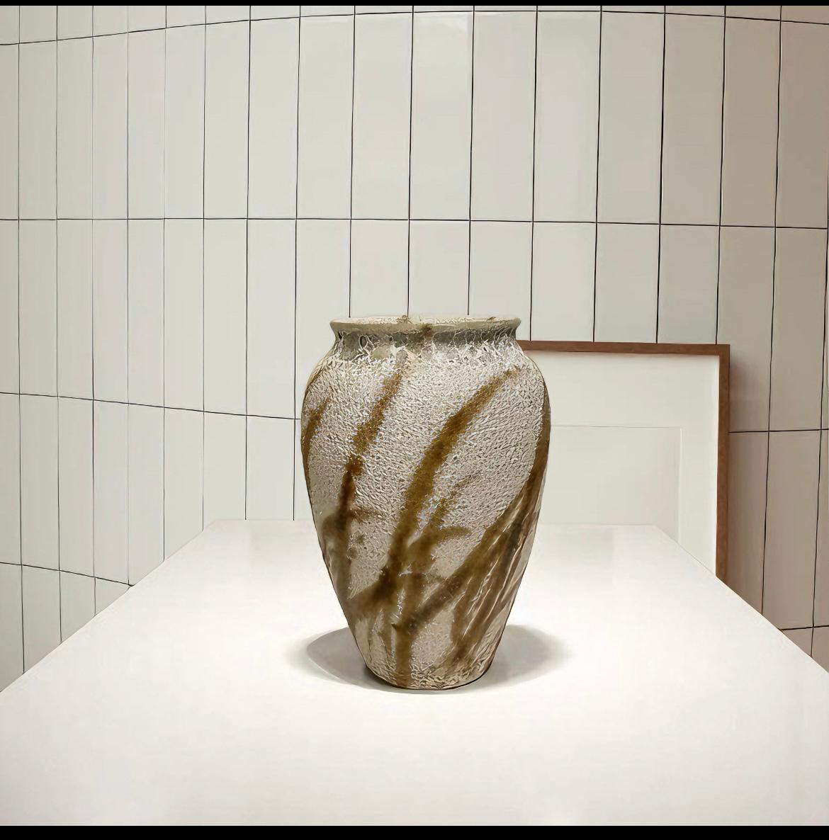 Earthenware Brown Glaze Ceramic Vases