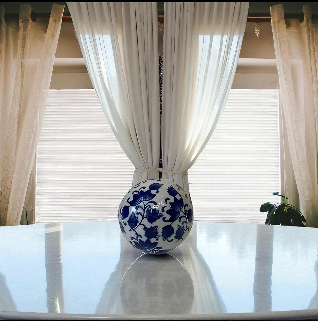 Blue Pottery Poreclain Sphere Balls