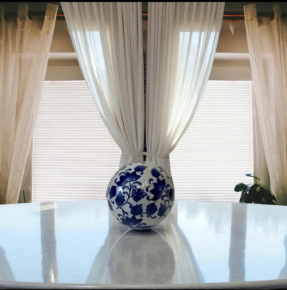 Blue Pottery Poreclain Sphere Balls