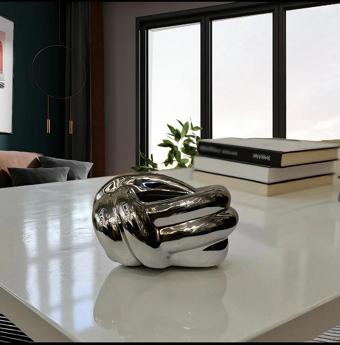 Puffed Knot Ceramic Tissue Box