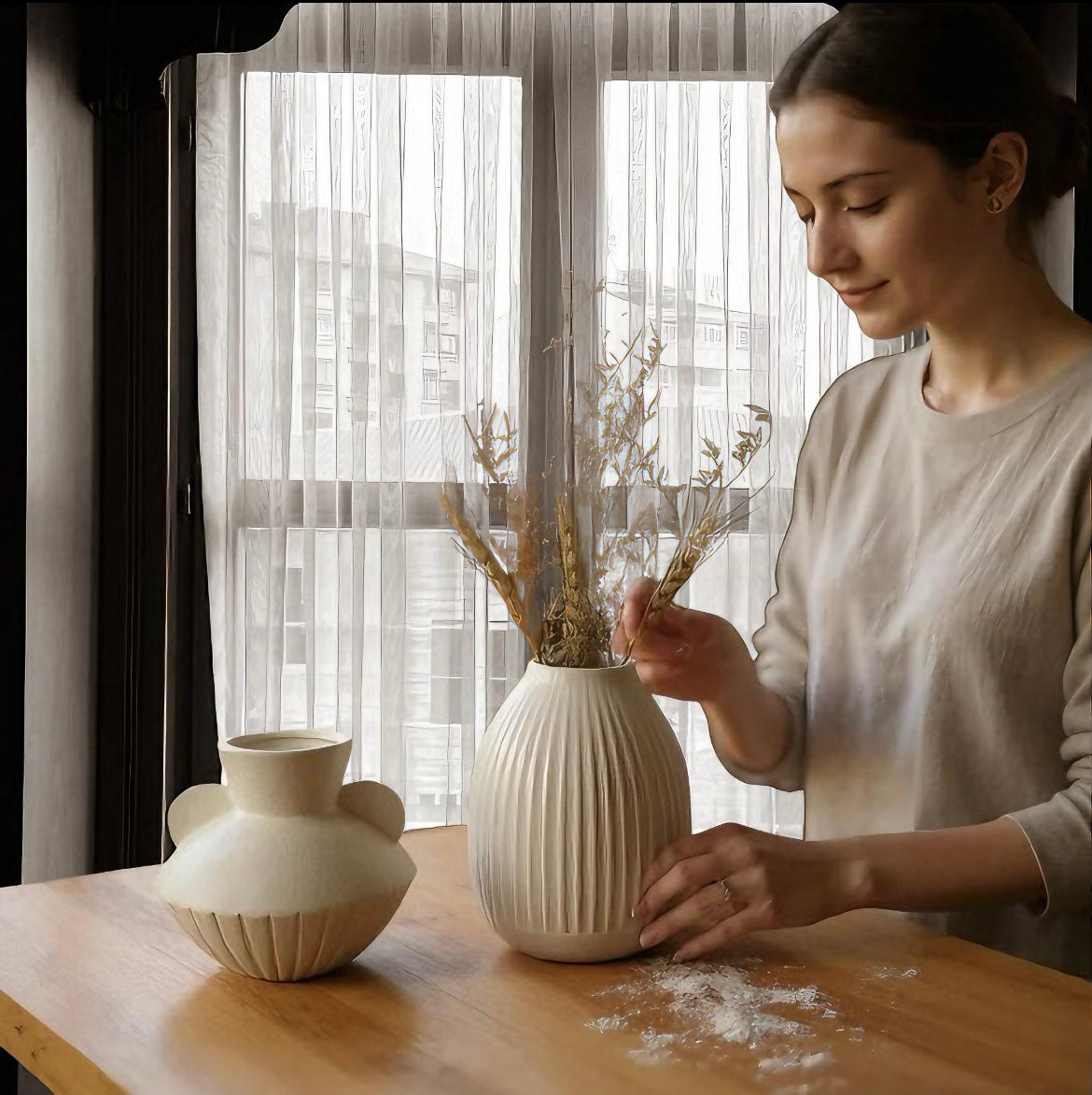 Serenity Dou Ceramic Vase