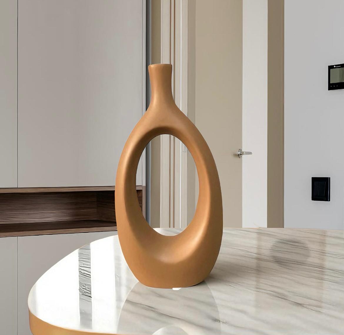 Hollow Ring shaped Vases