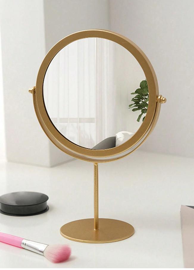 Luxury Golden Round Table Mirror