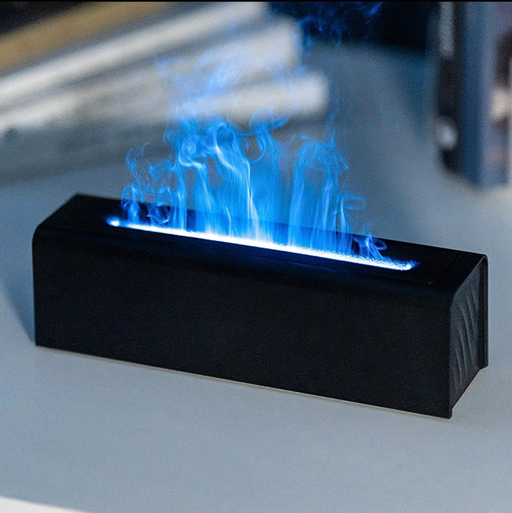 Black Flame Ultrasonic Aroma Humidifier_ Get free essential oil