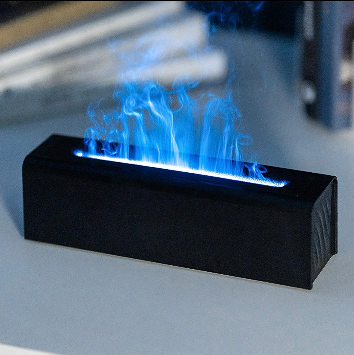 Black Flame Ultrasonic Aroma Humidifier_ Get free essential oil
