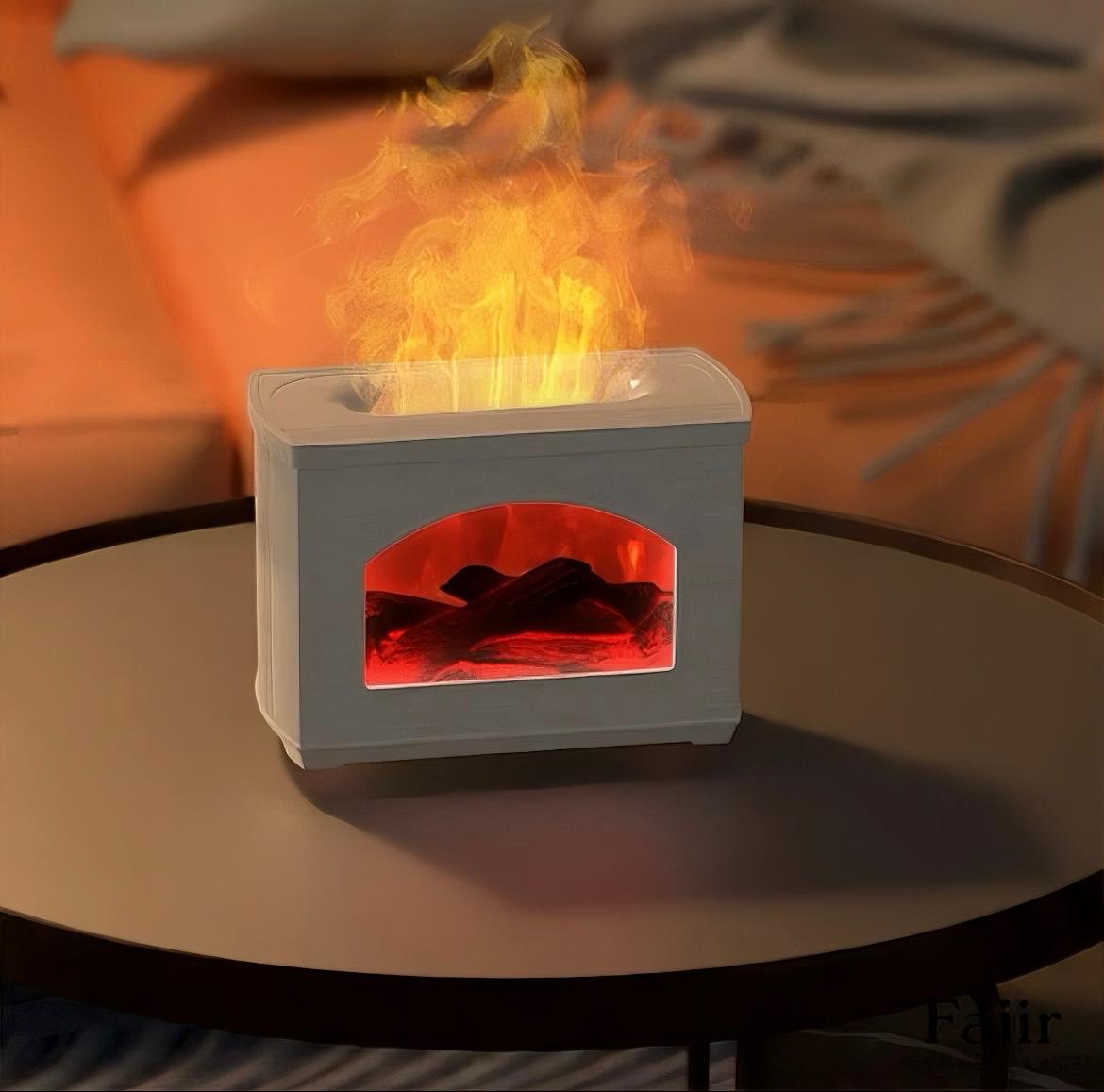 Fire Flame Diffuser Humidifier_Aromatherapy ( Get free essential oil)