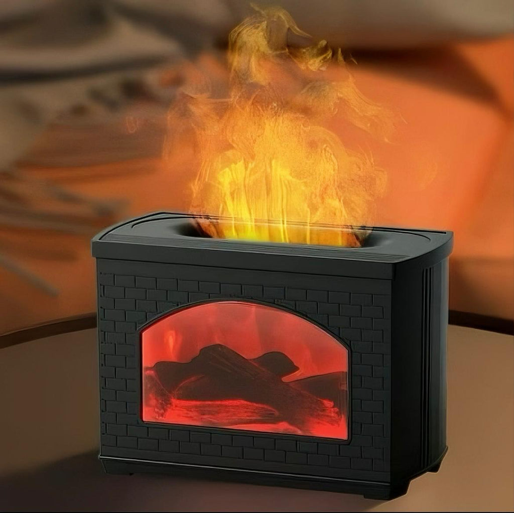 Fire Flame Diffuser Humidifier_Aromatherapy ( Get free essential oil)